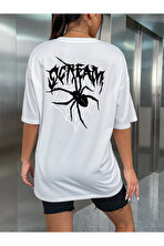 Unisex Scream Baskılı Tasarım Tshirt - 3 Al 1 Öde