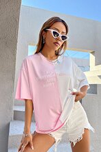 Unisex Everything Baskılı Oversize Tshirt - 3 Al 1 Öde