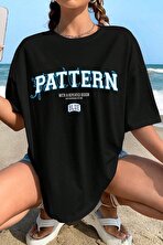 Unisex Pattern Blue Baskılı Tasarım Tshirt - FLO 3 Al 1 Öde