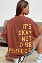 Unisex It's Okay Baskılı Tasarım Tshirt - FLO 3 Al 1 Öde