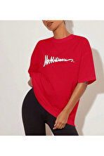 Unisex İmza Baskılı Tasarım Tshirt - 3 Al 1 Öde