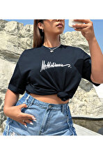 Unisex İmza Baskılı Tasarım Tshirt - 3 Al 1 Öde