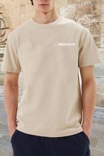 Unisex Brooklyn Baskılı T-shirt - FLO 3 Al 1 Öde
