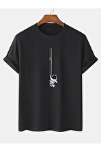 Unisex Mini Astranot Tasarım Basklı Tshirt - 3 Al 1 Öde