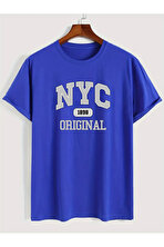 NYC Baskılı Unisex Oversize Tshirt - 3 Al 1 Öde