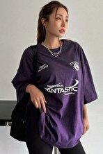 Fantastic Baskılı Unisex Oversize Tshirt - FLO 3 Al 1 Öde