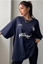 Fantastic Baskılı Unisex Oversize Tshirt - FLO 3 Al 1 Öde