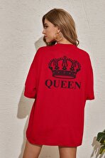 Unisex Quenn Baskılı T-shirt - 3 Al 1 Öde