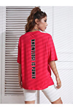 Unisex Knowledge is Power Baskılı Tasarım Tshirt - 3 Al 1 Öde