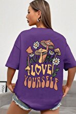 Unisex Love Yourself Baskılı T-shirt - FLO 3 Al 1 Öde