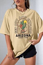 Unisex Arizona Baskılı T-shirt - 3 Al 1 Öde