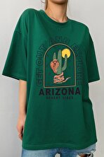 Unisex Arizona Baskılı T-shirt - FLO 3 Al 1 Öde