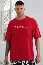 Unisex Alpha Baskılı T-shirt - 3 Al 1 Öde