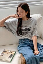 Unisex Age Of Steam Baskılı Tasarım Tshirt - FLO 3 Al 1 Öde