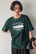 Unisex Age Of Steam Baskılı Tasarım Tshirt - 3 Al 1 Öde