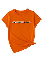 Unisex Kesinlikle Hayır. Tasarım Basklı Tshirt - FLO 3 Al 1 Öde