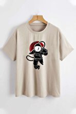 Unisex Astronot Tasarım Tshirt - 3 Al 1 Öde