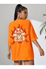 Unisex Kuyruklu Tilki Tasarım Basklı Tshirt - FLO 3 Al 1 Öde