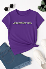 Unisex Kesinlikle Hayır. Tasarım Basklı Tshirt - FLO 3 Al 1 Öde