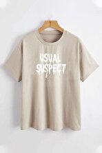 Unisex Suspect Tasarım Tshirt - 3 Al 1 Öde