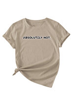 Unisex Kesinlikle Hayır. Tasarım Basklı Tshirt - FLO 3 Al 1 Öde
