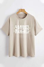 Hanımcı Yazılı Katlamalı Tasarım Tshirt - FLO 3 Al 1 Öde