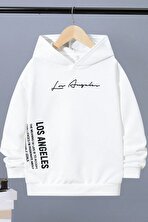 Los Angles Baskılı Erkek - Kız Çocuk Rahat Kalıp Sweatshirt - 3 Al 1 Öde