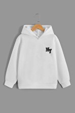 Ny Baskılı Erkek - Kız Çocuk Rahat Kalıp Sweatshirt - FLO 3 Al 1 Öde