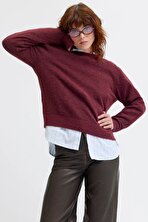 Jxevi Crew Neck Knit Kadın Kazak - FLO 2 Al 1 öde