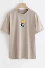 Unisex Cedric Üzümlü Kekim Baskılı T-shirt - 3 Al 1 Öde