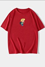 Unisex Cedric Üzümlü Kekim Baskılı T-shirt - 3 Al 1 Öde