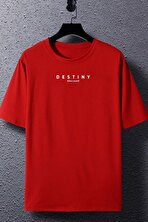 Unisex Destiny Baskılı T-shirt - 3 Al 1 Öde