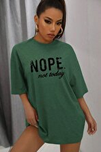 Unisex Not Today Baskılı T-shirt - FLO 3 Al 1 Öde