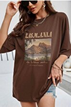 Unisex Tasmania Baskılı T-shirt - FLO 3 Al 1 Öde