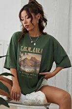 Unisex Tasmania Baskılı T-shirt - FLO 3 Al 1 Öde