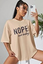 Unisex Not Today Baskılı T-shirt - 3 Al 1 Öde