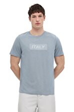 ML SLATE 11ITL1209 6FX Mavi Erkek Kısa Kol T-Shirt - 2. Ürüne %50 İndirim