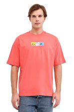 ML LUELA 11HS102 5FX Somon Erkek Kısa Kol T-Shirt - 2. Ürüne %50 İndirim