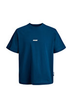 JCOCLUB SMALL FRONT PRINT Mavi Erkek Kısa Kol T-Shirt - FLO 2. Ürüne %50 İndirim