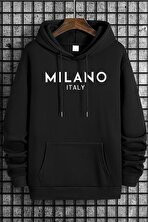 Milano Baskılı Oversize Sweatshirt - 3 Al 1 Öde