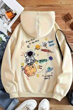 The Galaxy Baskılı Oversize Sweatshirt - 3 Al 1 Öde