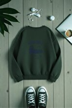 Unisex Rome Itally Tasarım Baskılı Bisiklet Yaka Sweatshirt - 3 Al 1 Öde