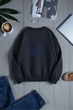 Unisex Rome Itally Tasarım Baskılı Bisiklet Yaka Sweatshirt - 3 Al 1 Öde