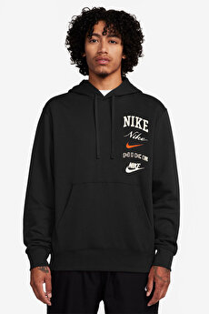 M NK CLUB BB PO HDY STACK Siyah Erkek Sweatshirt Fiyatlar Flo