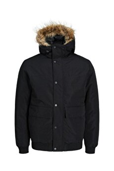 12236822 Fw Jjchamp Bomber Jacket Faux Fur Erkek Kaban