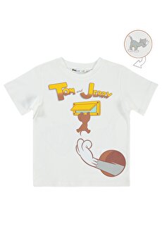 Tom ve Jerry Erkek Cocuk Ti ort 2 5 Ya Ekru
