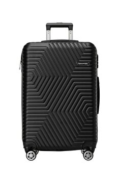 SANDERUM -B 5PR Siyah Unisex Büyük Boy Valiz Fiyatları | Flo
