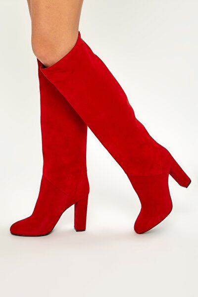 Nine West XTRA Kırmızı Kadın Topuklu Çizme