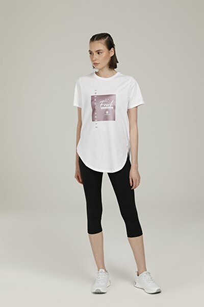 Lumberjack SCOTTY T-SHIRT 2FX Beyaz Kadın Kısa Kol T-Shirt