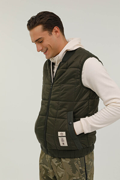 Lumberjack M-ABELARD VEST 2PR K HAKI Erkek Yelek